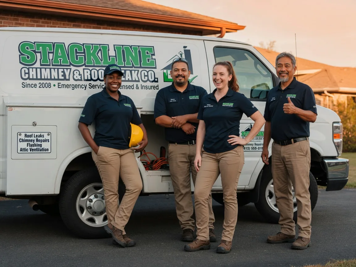 Chimney flashing repair company in Galvin, WA